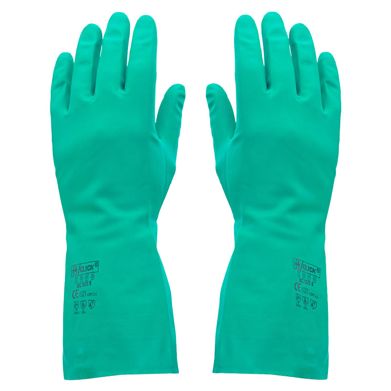 Green Nitrile Gloves Size 7