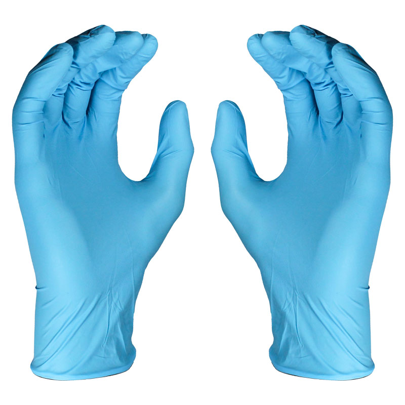 Blue Nitrile Powder Free Gloves Large (Pack/100)