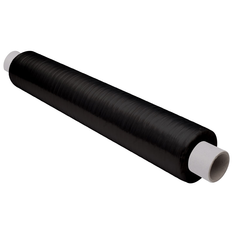 Stretch Wrap 500mm x 250m 23Micron Black Extended Core (Case/6)