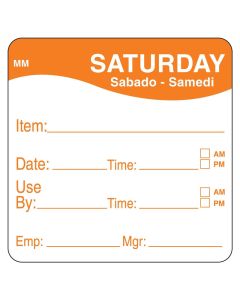 2x2" DISSOLVE-A-WAY - SATURDAY 250 PER ROLL - 1100536