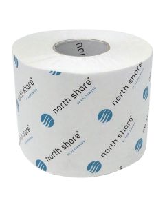 PACK 36 WHITE ECOSOFT 1PLY TOILET TISSUE BAY WEST 126