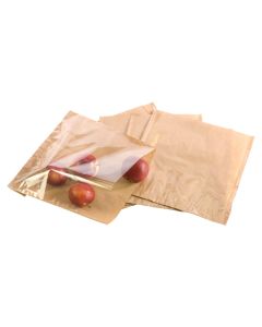 8.5*8.5 BROWN KRAFT WINDOW BAG PACK X 1000
