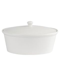 OLYMPIA OVAL CASSEROLE DISH C/W LID - 3.2L