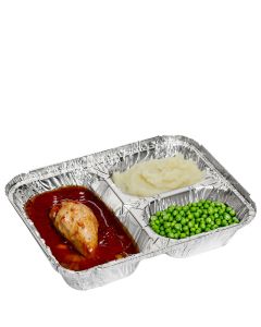 3 Compartment Foil Container (Case/300)