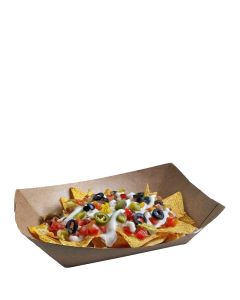 EcoCraft 3lb Brown Food Tray (Case/500)