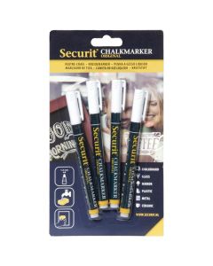 White Chalk Markers Small (Pack/4)
