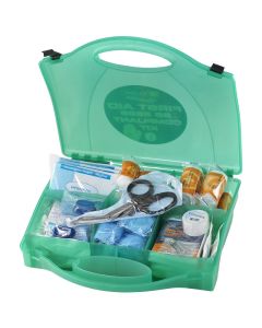 LARGE WORKPLACE FIRST AID KIT GREEN 25.5CMx34.5CMx10CM - L9