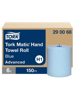 TORK ADVANCED HAND TOWEL ROLL BLUE 150M (H1)
