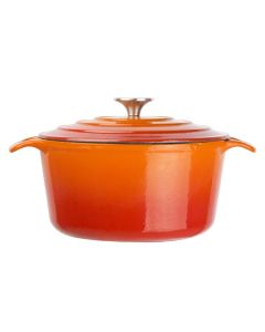 VOGUE ROUND CASSEROLE DISH ORANGE 3.2LTR
