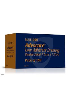 LOW ADHERENT DRESSING PAD 7.5x7.5CM CASE/100 86960