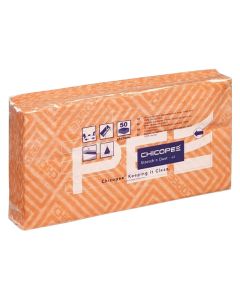 CHICOPEE STRETCH N OIL ORANGE IMPREGNATED CLOTH 12PKS of 50