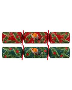 11" Red & Green Robin Crackers (Case/100)