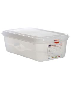 GN STORAGE CONTAINER 1/3 100MM DEEP 4LTR   PACK X 6