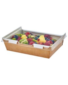 COMBIONE TRAY WITH LID KRAFT 1280ML CASE X 200