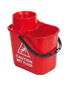 15L PROF MOP BUCKET WITH HIGH PROFILE WRINGER RED