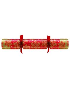 11" Red Snowflake Crackers (Case/100)