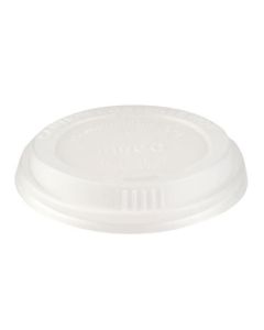 SIPPER DOME LID WHITE FOR 10,12&16OZ PLA CUPS CASE/1000