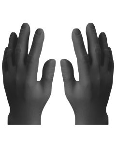 Black BOLD Nitrile Powder Free Gloves Medium (Box/100)