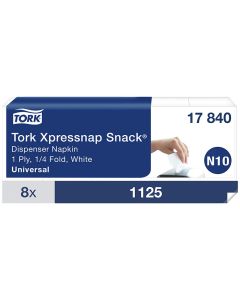 Tork Xpressnap Snack® White Dispenser Napkin N10 (Case/9,000)