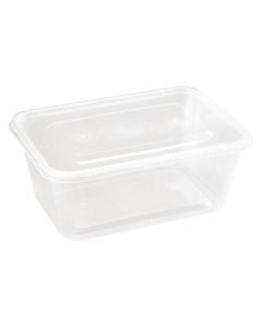 1000ML MICROWAVEABLE CONTAINER & LIDS 250 PER BOX