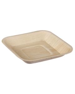 PALM LEAF SQUARE PLATE 17CM CASE X 100