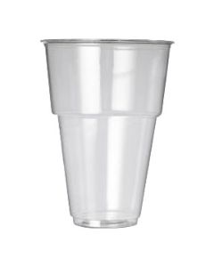 OXO BIODEGRADEABLE FLEXY GLASS 1/2 PINT TO RIM CE MARKED 1000