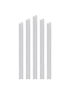 White Paper Straws 200mm x 6mm (Pack/250)