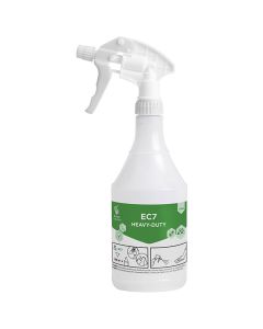 Evans EC7 Hard Surface Cleaner EMPTY Bottle & Trigger (Case/6)