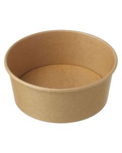 750ML KRAFT COMPOSTABLE SALAD CONTAINER  CASE X 400