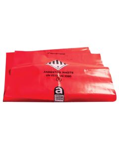 60L RED ASBESTOS WASTE SACK 100/CASE