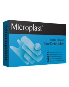 BLUE DETECTABLE PLASTERS 7.5CM x 2.5CM  BOX/100 86933