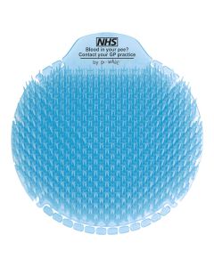 P-Wave Slant6 Urinal Screens Ocean Mist (Case/10)