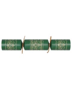 12” Green & Gold Scroll Crackers (Case/50)