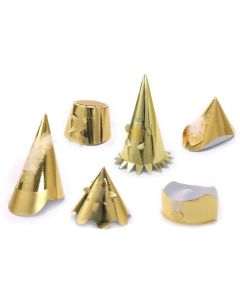 GOLD FOIL PARTY HATS CASE/72  SUPCK001