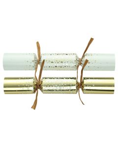 11" GOLD/CREAM STARBURST CRACKER CASE/50  XIGDC0613