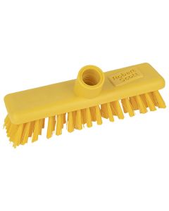 HYGIENE DECK SCRUBBER HEAD YELLOW