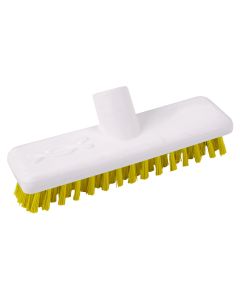 HYGIENE DECK SCRUBBER HEAD YELLOW