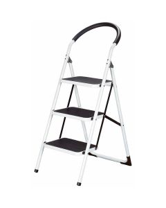3 Tread Folding Steps with Soft Grip Handle