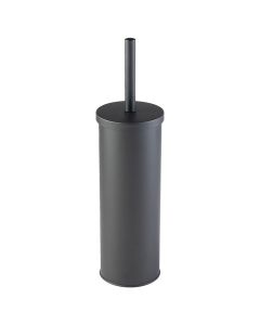 Black Toilet Brush and Holder