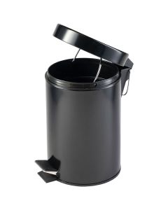 3L Black Pedal Bin