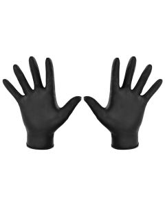 BLACK NITRILE BOLD GLOVE MEDIUM   BOX/100