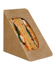 PEEL & SEAL KRAFT SANDWICH WEDGE   CASE X 500  01ST50PK