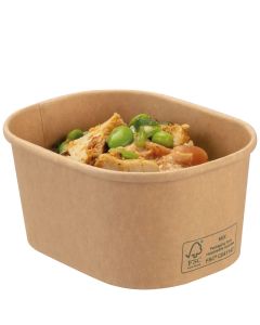 Stagione 250ml Kraft PP Lined Tray (Case/500)