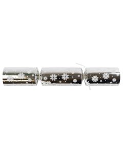 12" Silver Snowflake Crackers (Case/50)