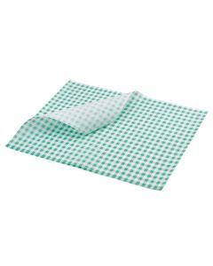 Greaseproof Paper Sheets Green Gingham 35x25cm (Case/1,000)