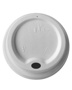 12-20oz Bagasse Sip Through Lid 90mm (Case/1,000)