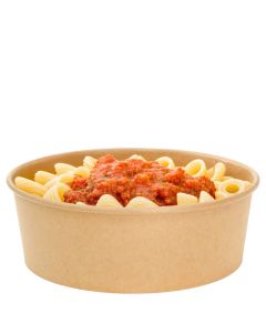 ROUND KRAFT BOWL (500ML) CASE/300  D48000