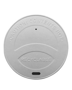 90MM PAPER LID TO FIT 12OZ HOT CUP PE COATED  CASE/1000