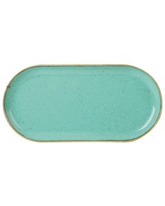 Sea Spray Narrow Oval Plate 12.5 x 8" (Case/6)