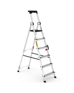 CLIMB IT PROFESSIONAL STEP LADDERS - 6 TREAD CARRY HANDLE